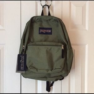Brand new jansport Superbreak Backpack olive green